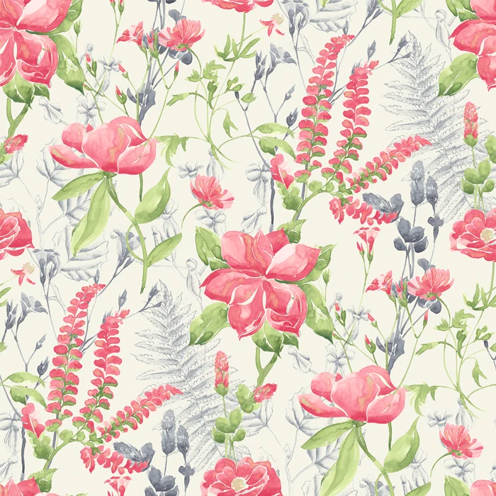 Satin Posy - powderblue 280 cm