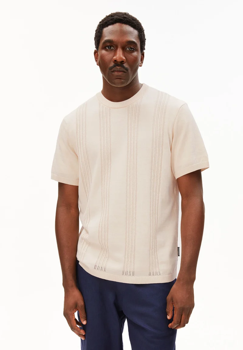 BAUMWOLL-STRICKSHIRT