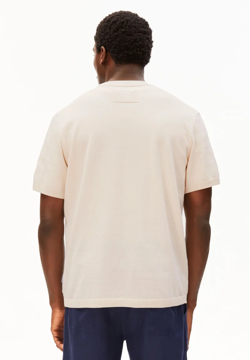 BAUMWOLL-STRICKSHIRT | pure