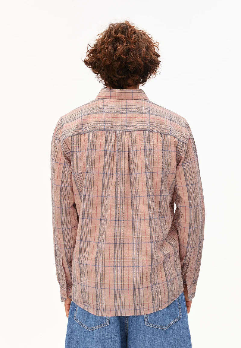 KARIERTES LANGARMHEMD | washed berry