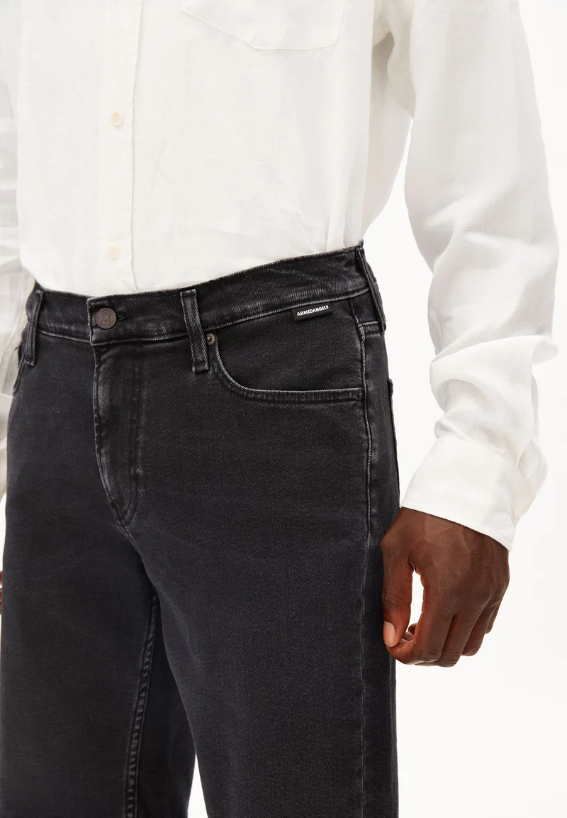 NAAILO JEANS-SHORTS | black washed authentic