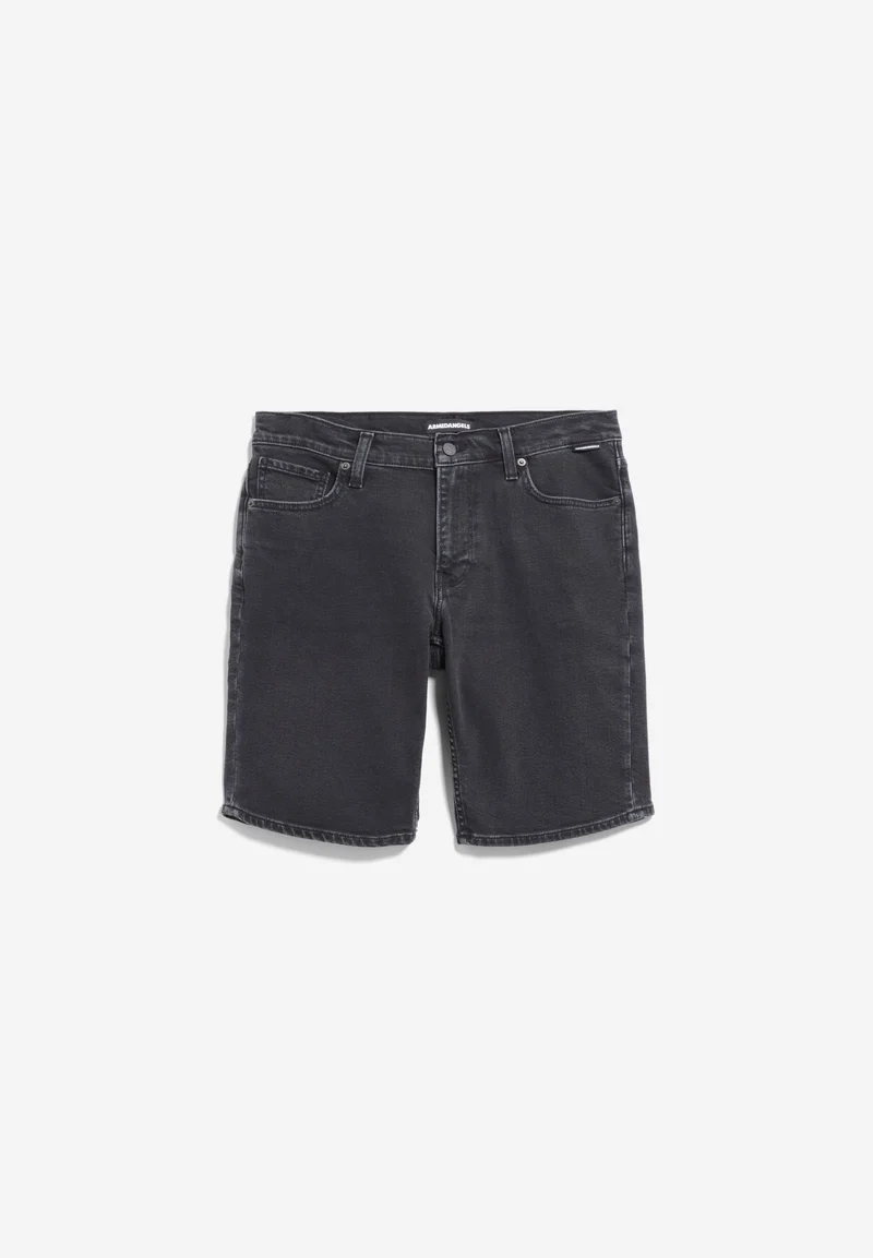 NAAILO JEANS-SHORTS | black washed authentic