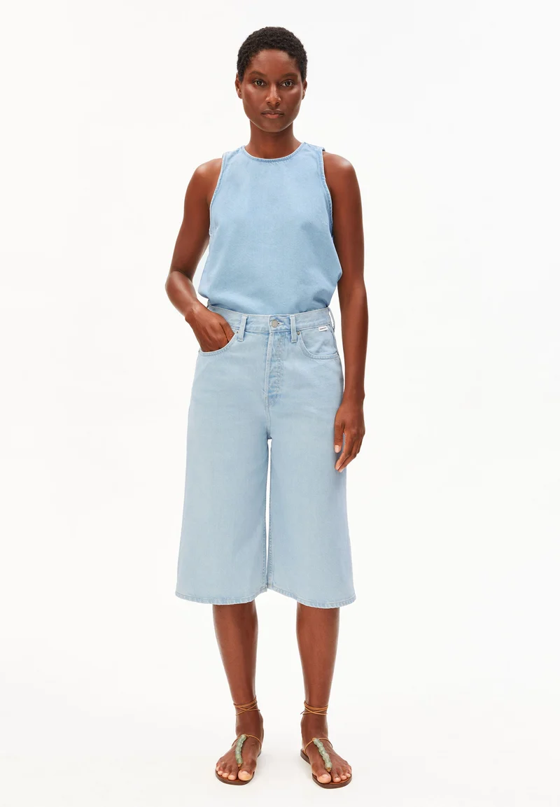 CITY HIGH WAIST JEANS-SHORTS | barrea
