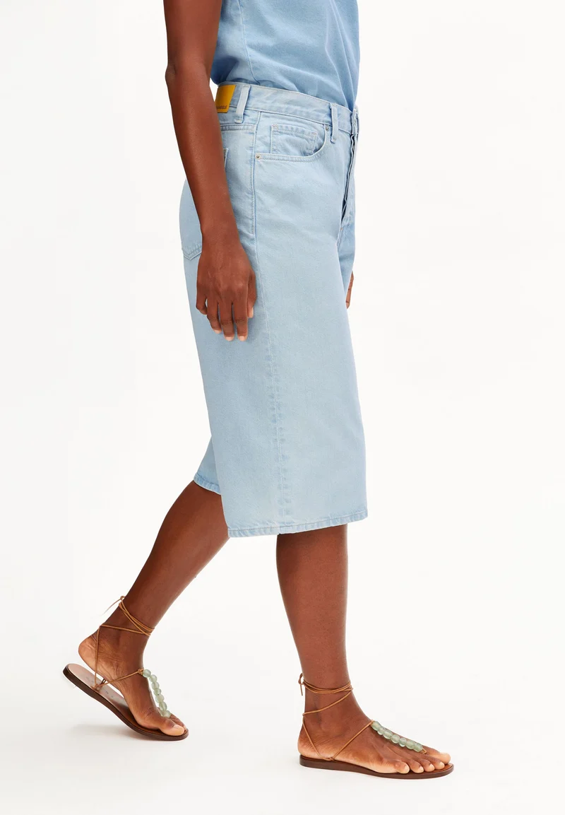 CITY HIGH WAIST JEANS-SHORTS | barrea