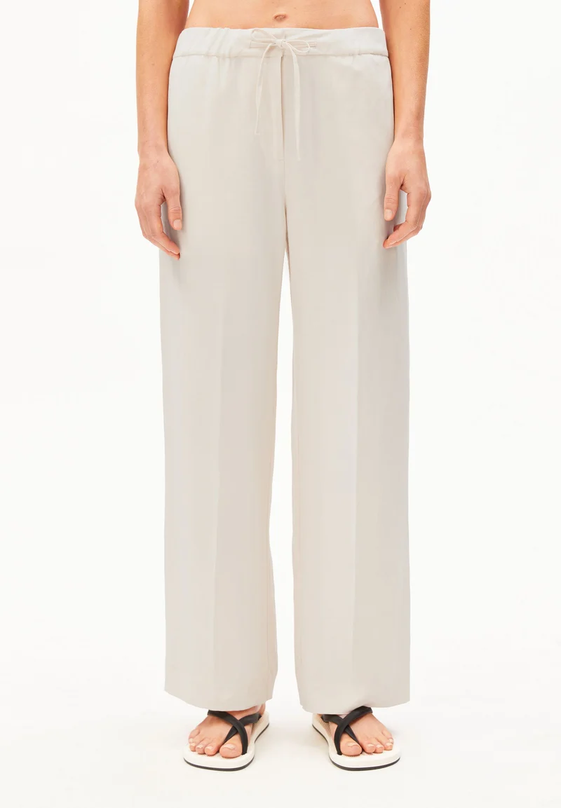 LEINEN-MIX STRAIGHT LEG HOSE