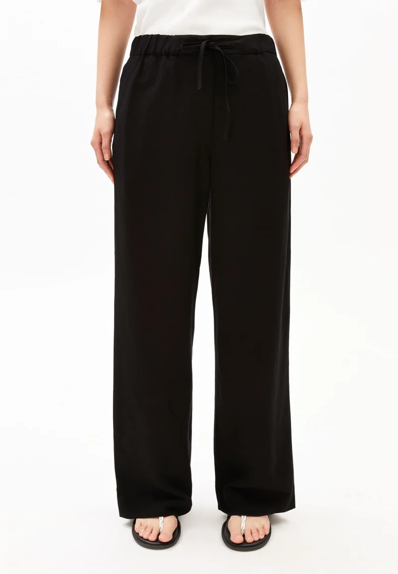 LEINEN-MIX STRAIGHT LEG HOSE