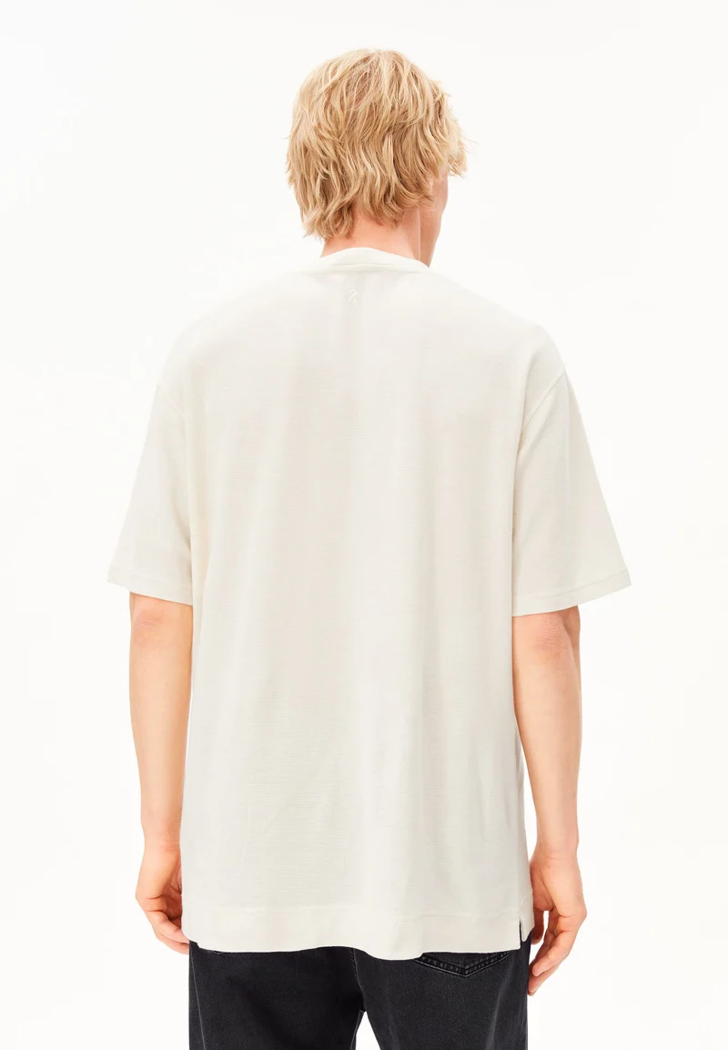 MAARKOS WAFFLE T-SHIRT | pure
