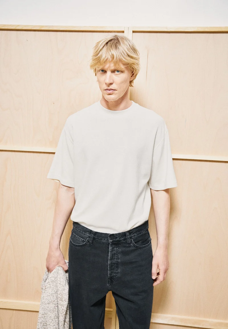 MAARKOS WAFFLE T-SHIRT | pure