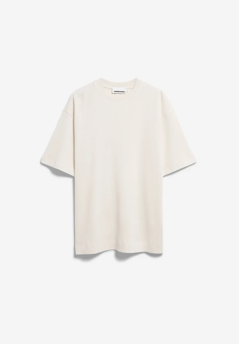 MAARKOS WAFFLE T-SHIRT | pure