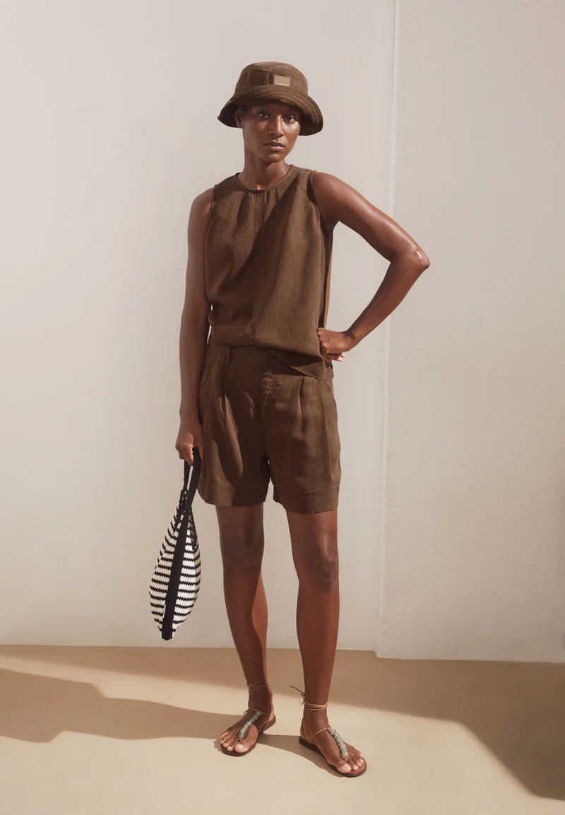 PIÑAYARN® MIX GMT DYE SHORTS | dried palm