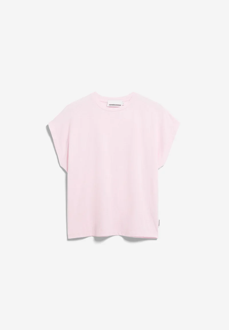 SLUB JERSEY T-SHIRT | pink mist