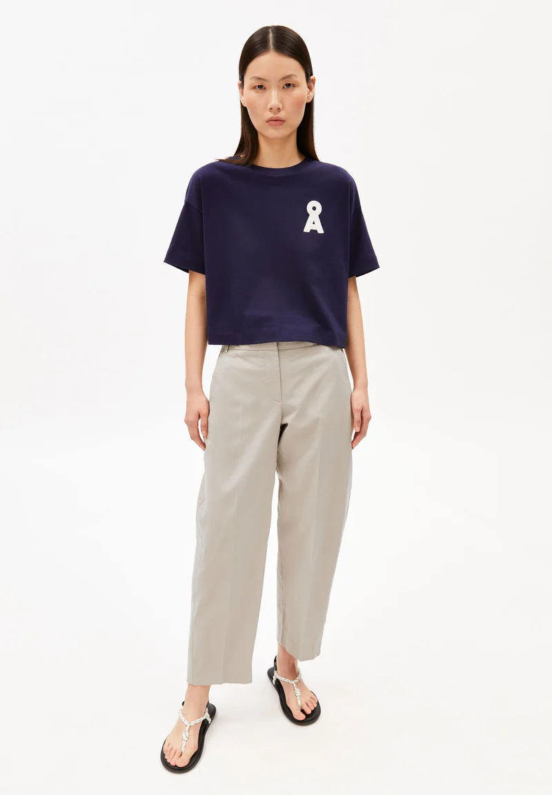 ALBERTARAA T-SHIRT | tinted navy