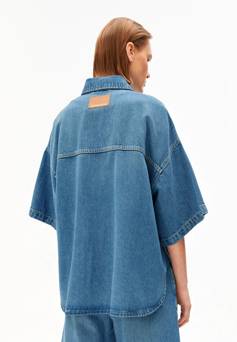 KÜRZÄRMLIGES JEANS-OVERSHIRT | laguna