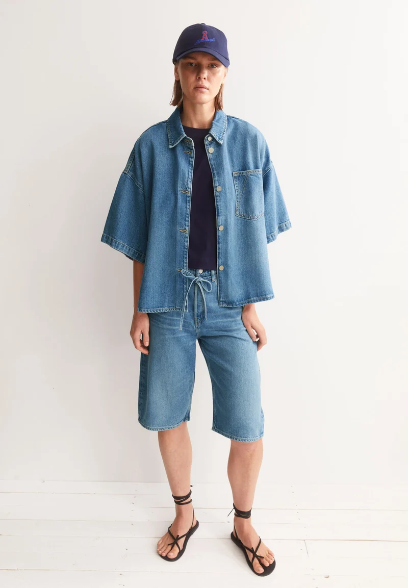 DAANY LOW BAGGY JEANS-SHORTS | laguna