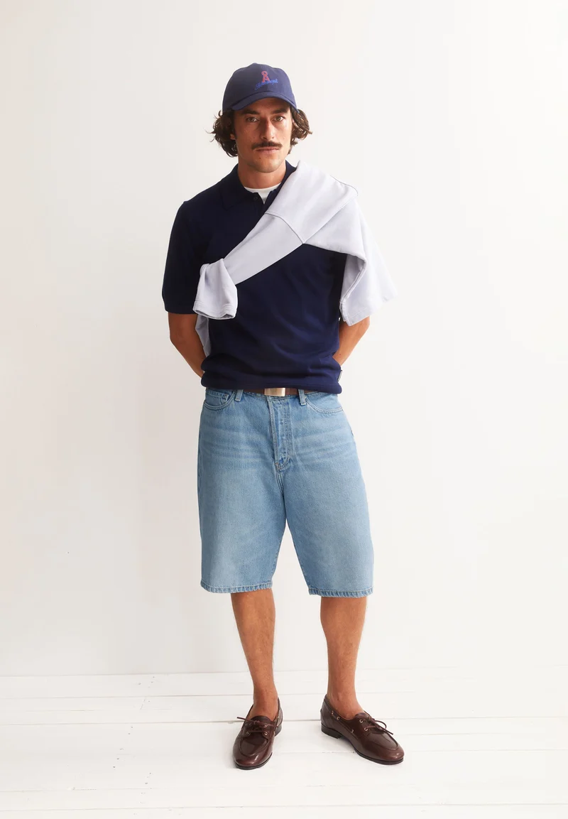 BAGGY HANF-MIX JEANS-SHORTS | atlas