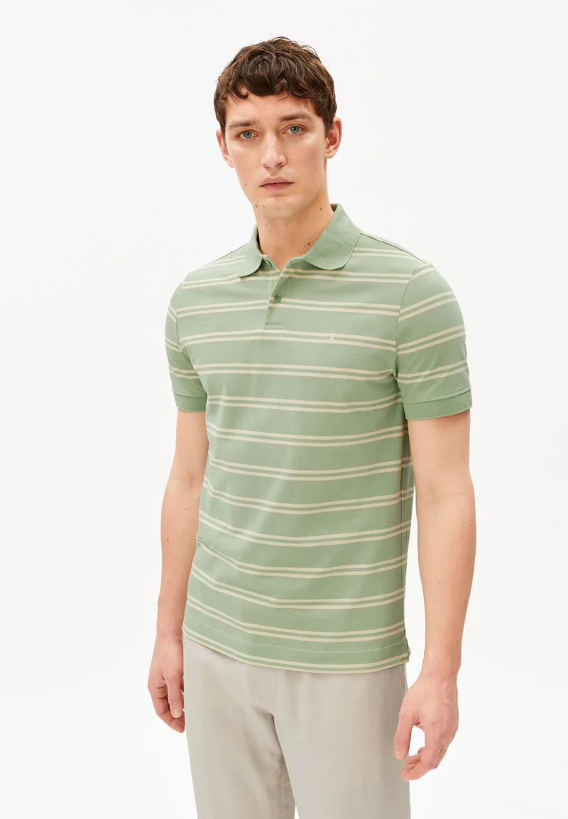 GESTREIFTES POLO T-SHIRT