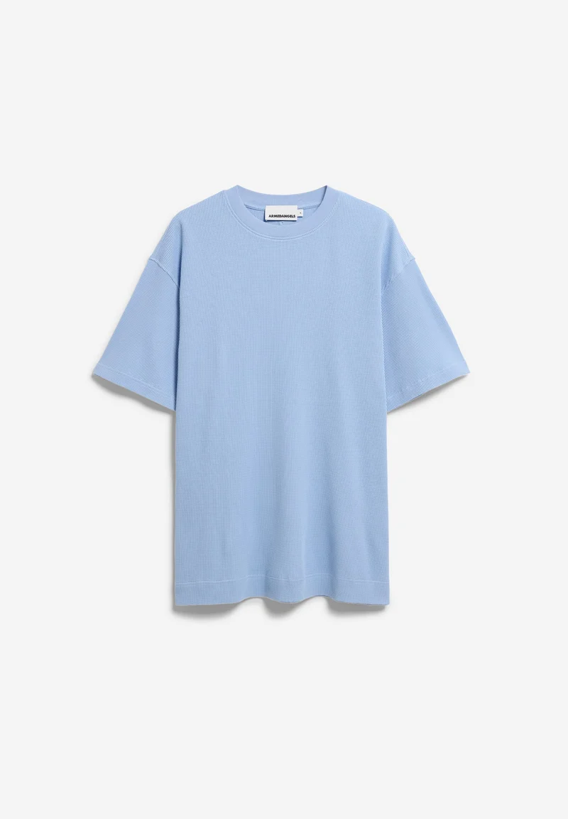 MAARKOS WAFFLE T-SHIRT | wedgwood