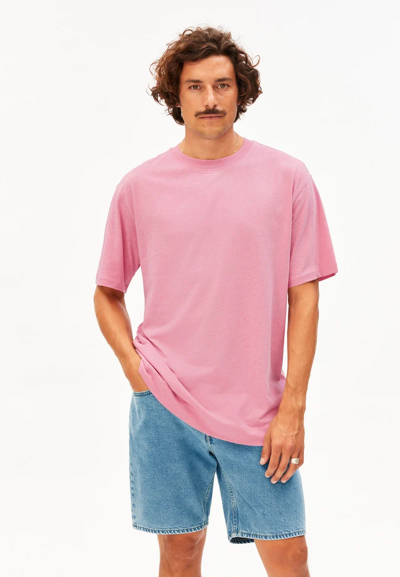 MAARKOS LINEN BLEND T-SHIRT