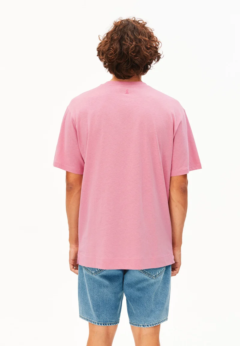 MAARKOS LEINEN-MIX T-SHIRT | washed berry