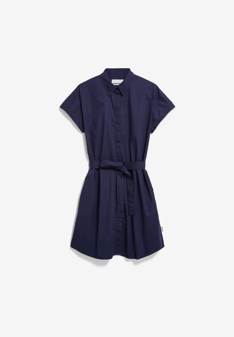 POPLIN LARISAANA MINI-KLEID | tinted navy