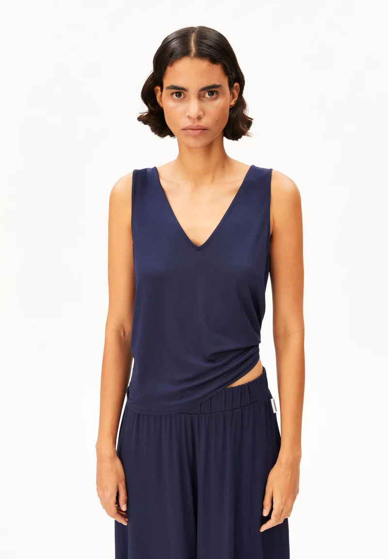 V-AUSSCHNITT JERSEY TOP