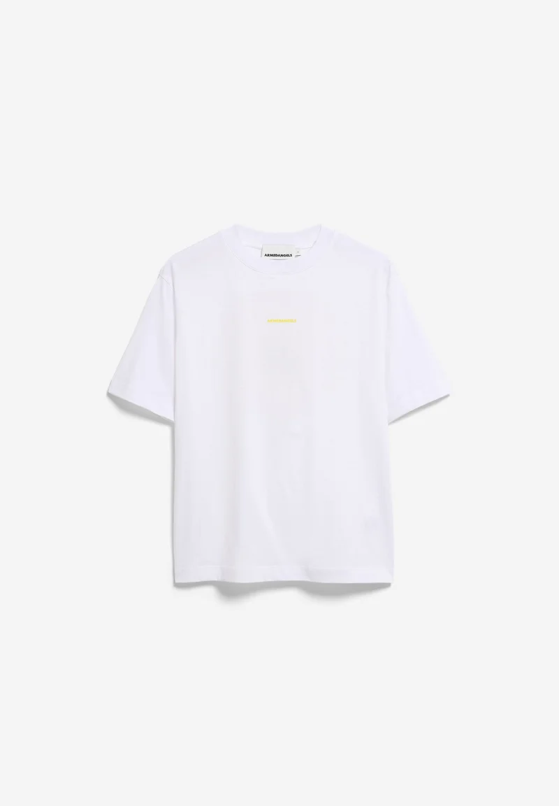 TARJAA GRAPHIC T-SHIRT | white-AA yellow
