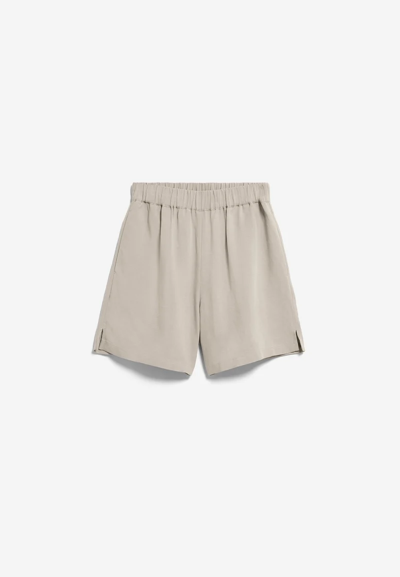 LEINEN-MIX PULL-ON SHORTS | sandstone