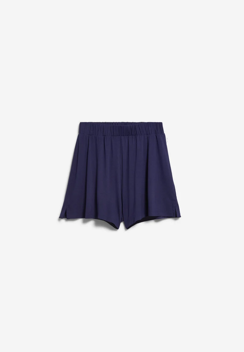 RELAXED JERSEY-SHORTS | tinted navy
