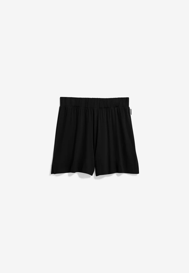 RELAXED JERSEY-SHORTS | black