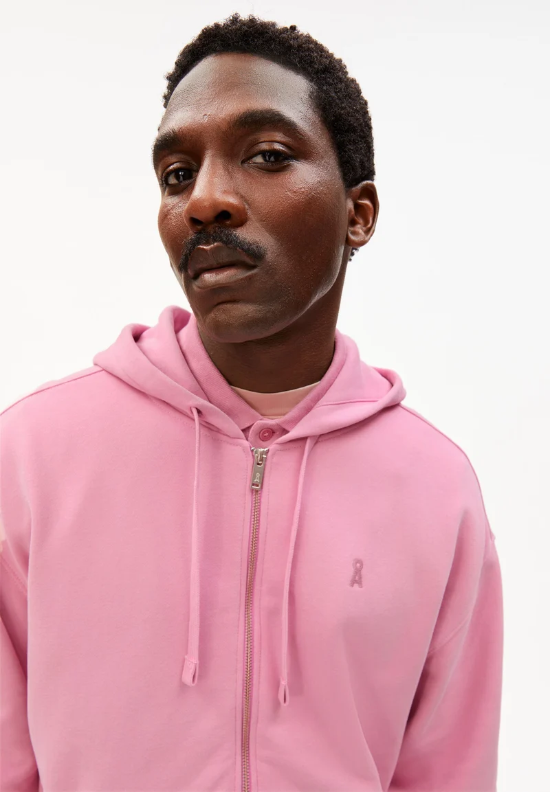 SAROMIAAN LOOP SWEATJACKE | washed berry