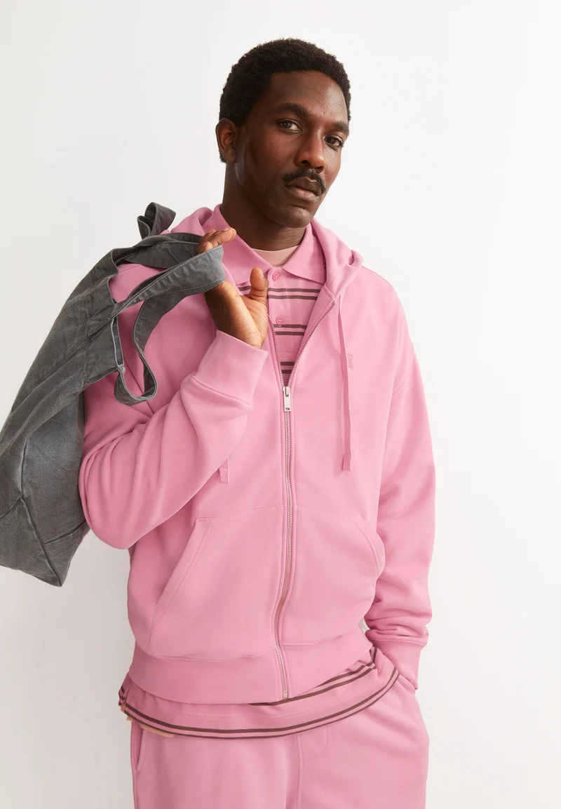 SAROMIAAN LOOP SWEATJACKE | washed berry