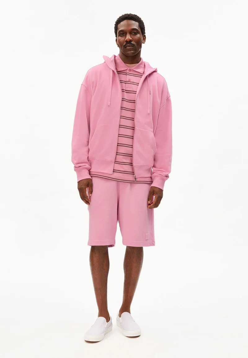 SAROMIAAN LOOP SWEATJACKE | washed berry