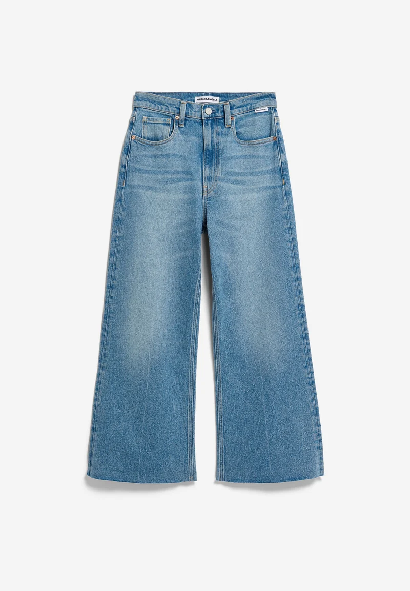 MURLIAA HIGH CROPPED WIDE JEANS | wane