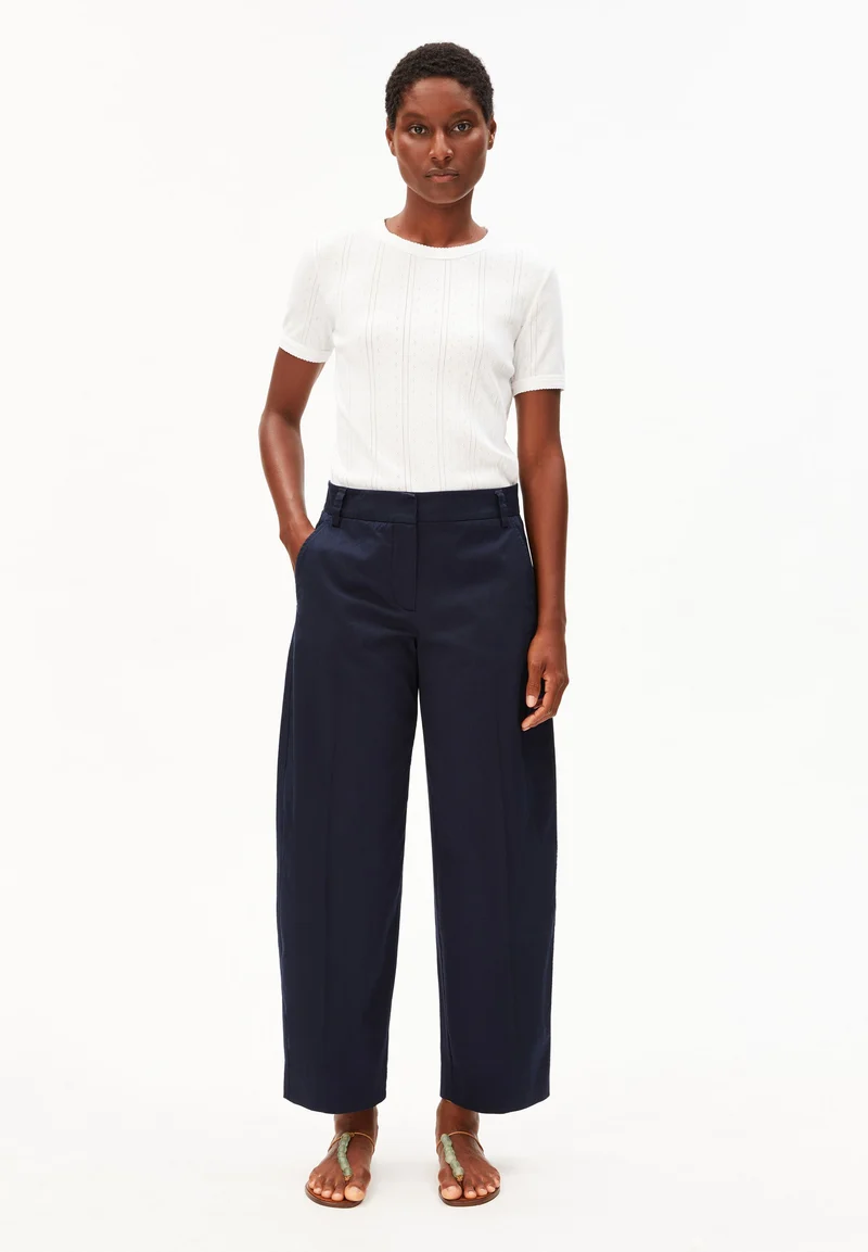 BARREL LEG TWILLHOSE | night sky