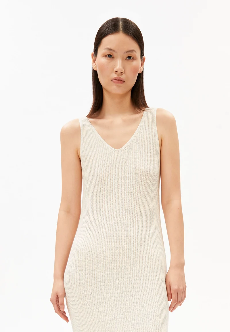 LEINEN-MIX STRICKKLEID | undyed
