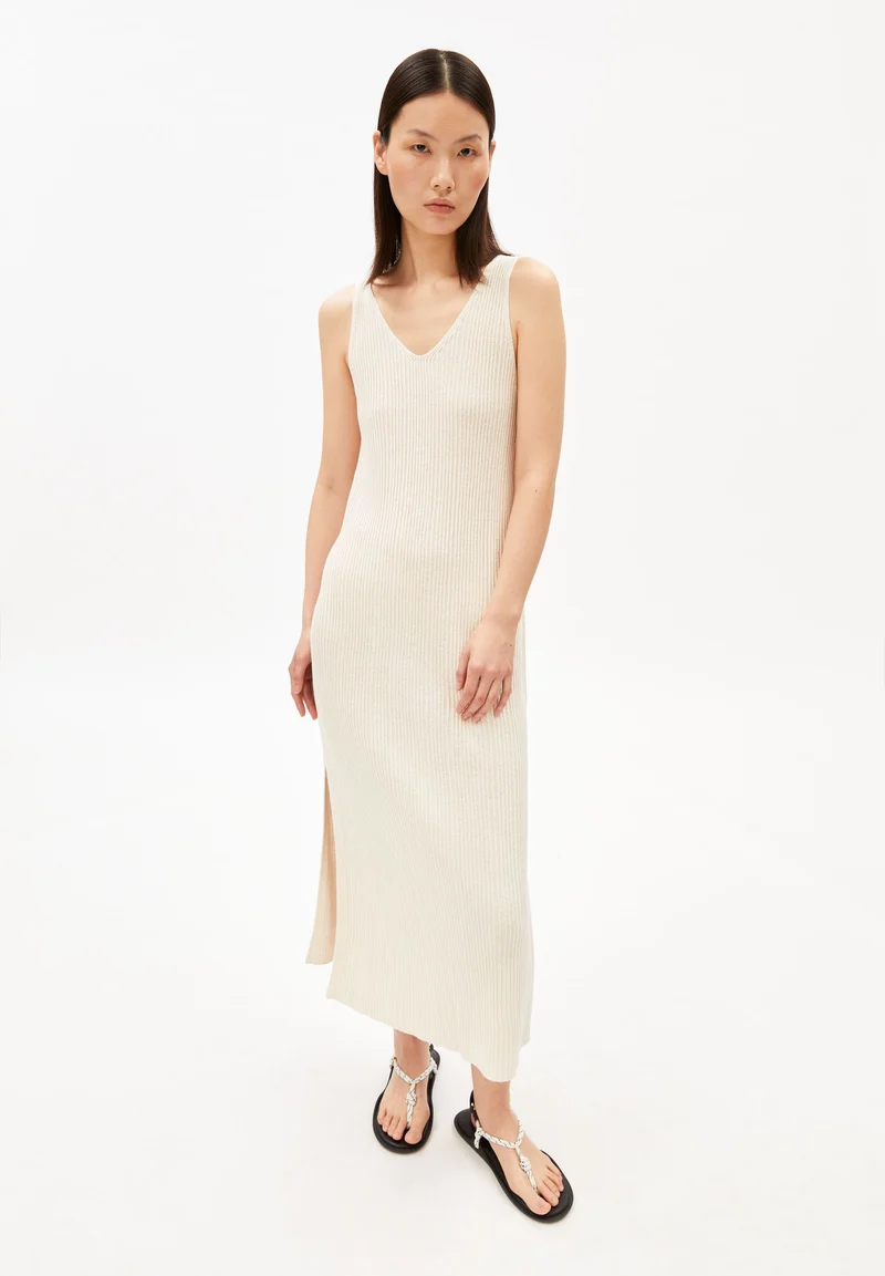 LEINEN-MIX STRICKKLEID | undyed