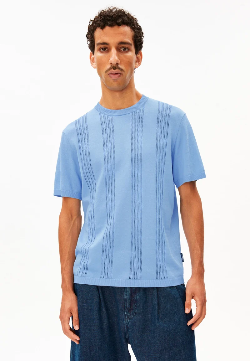 BAUMWOLL-STRICKSHIRT