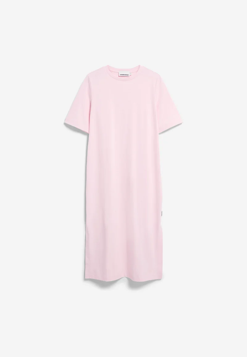 XELINAA JERSEY-MIDI-KLEID | pink mist