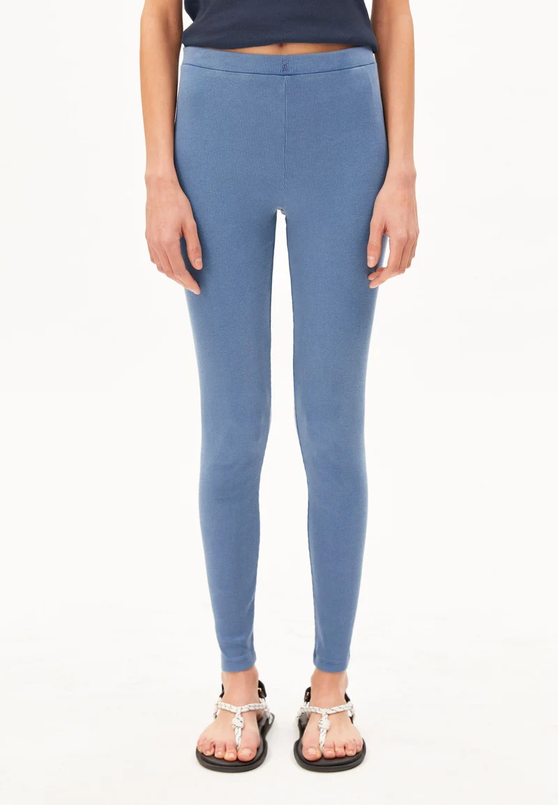 GMT DYE RIPP-LEGGINGS | tinted navy