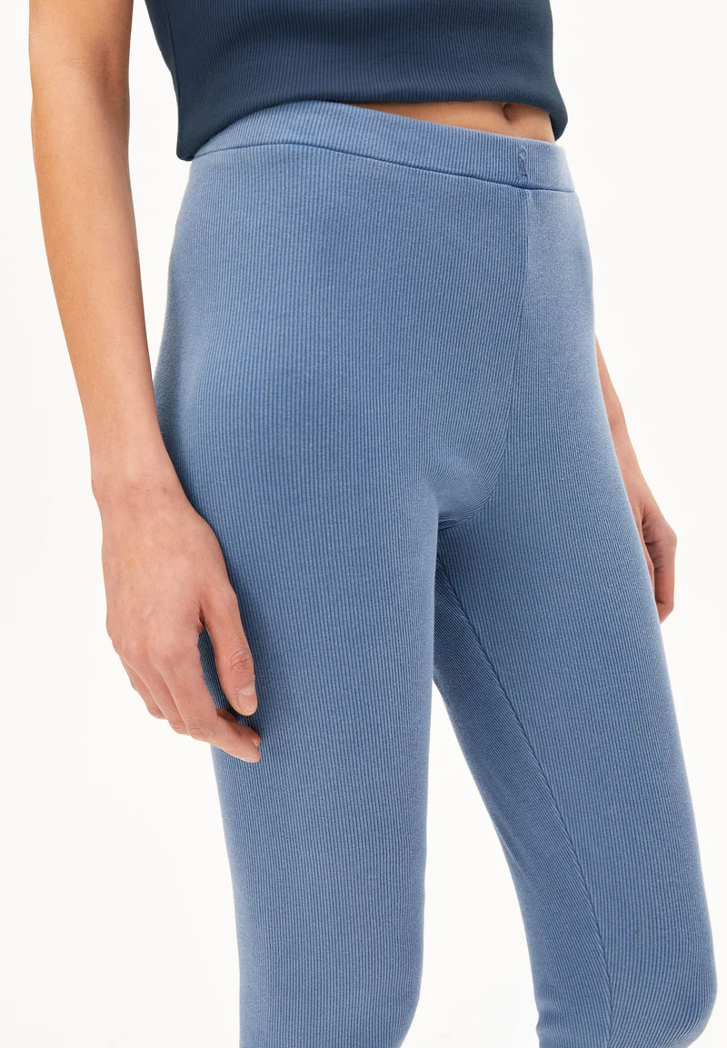 GMT DYE RIPP-LEGGINGS | tinted navy