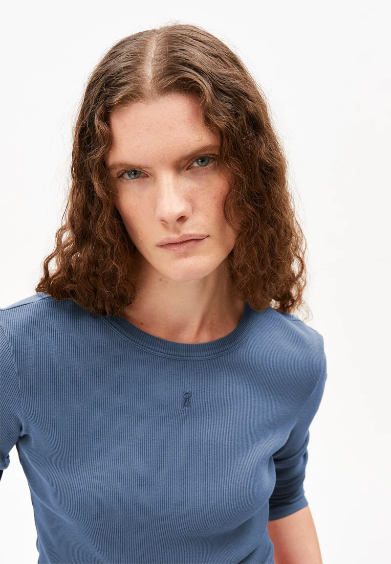 GMT DYE RIPP-LANGARMSHIRT | tinted navy