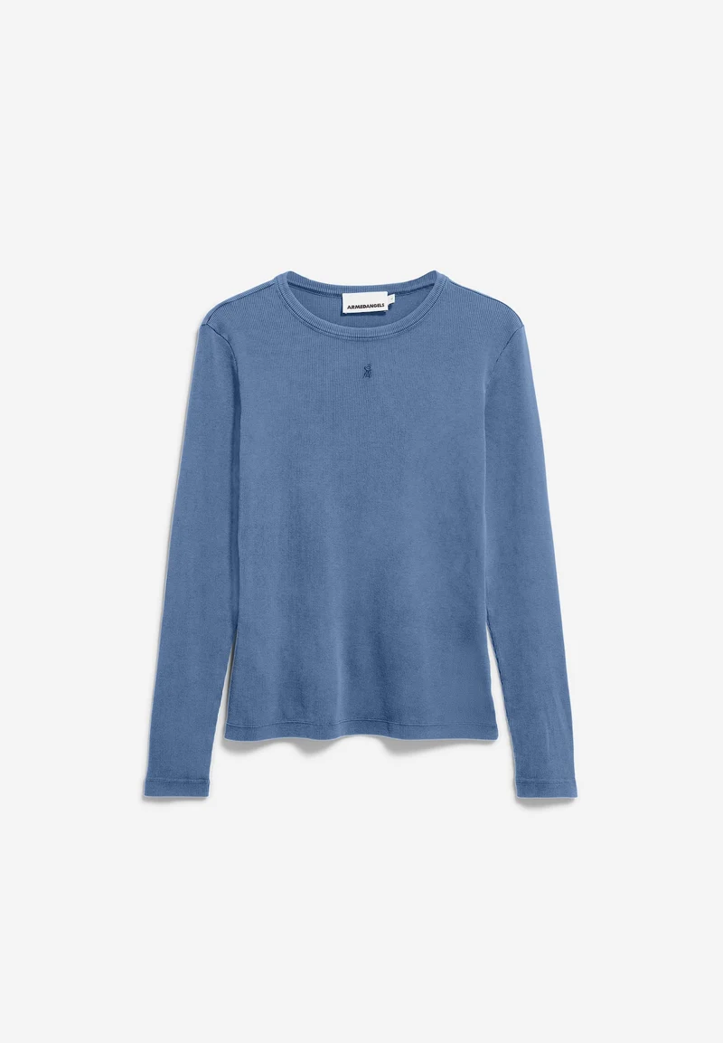 GMT DYE RIPP-LANGARMSHIRT | tinted navy