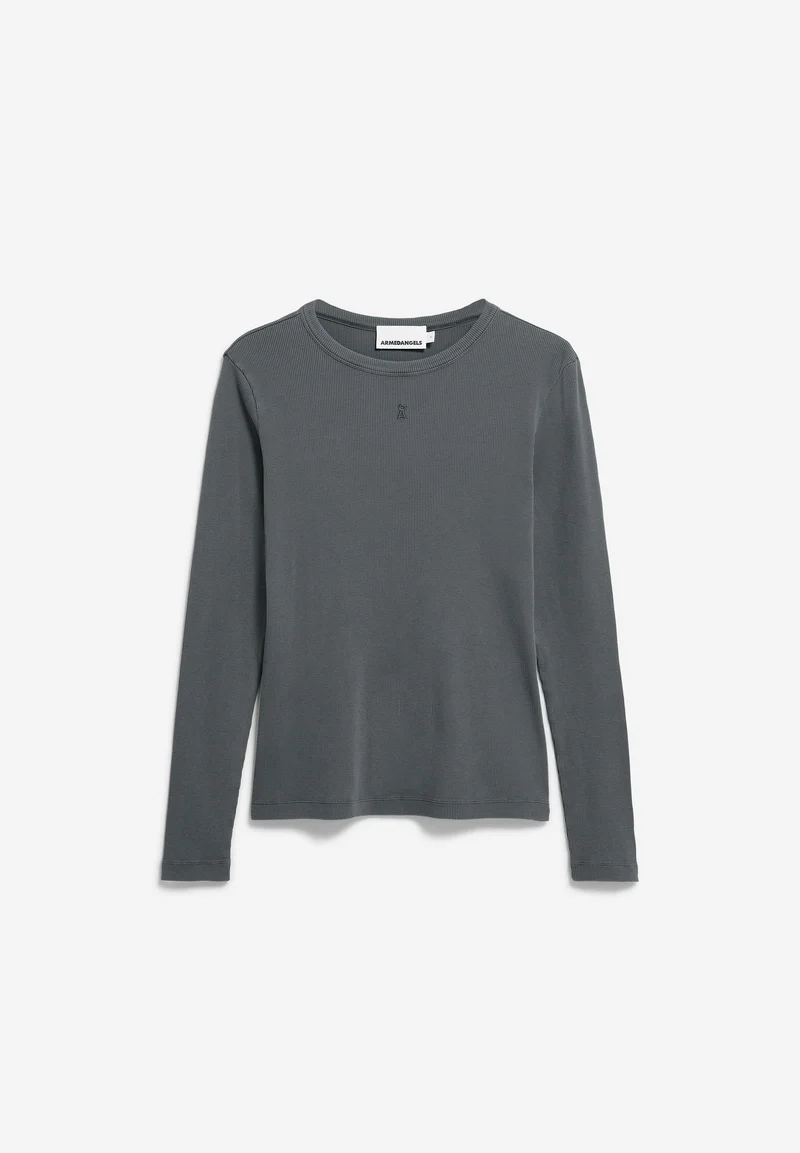 GMT DYE RIPP-LANGARMSHIRT | space steel