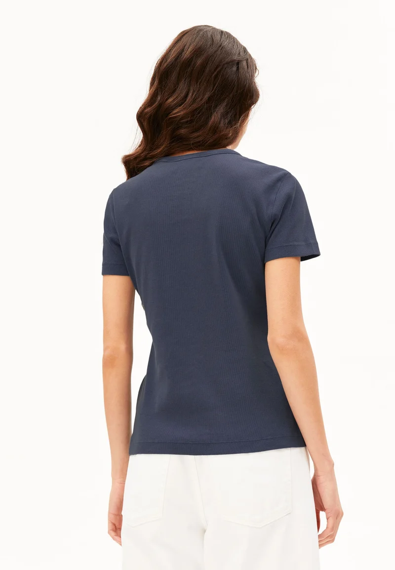 GMT DYE RIPP-T-SHIRT | tinted navy