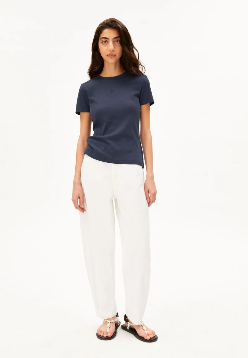 GMT DYE RIPP-T-SHIRT | tinted navy