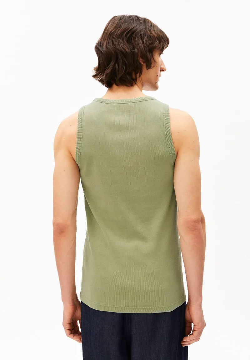 GMT DYE TANKTOP | fatigue green washed