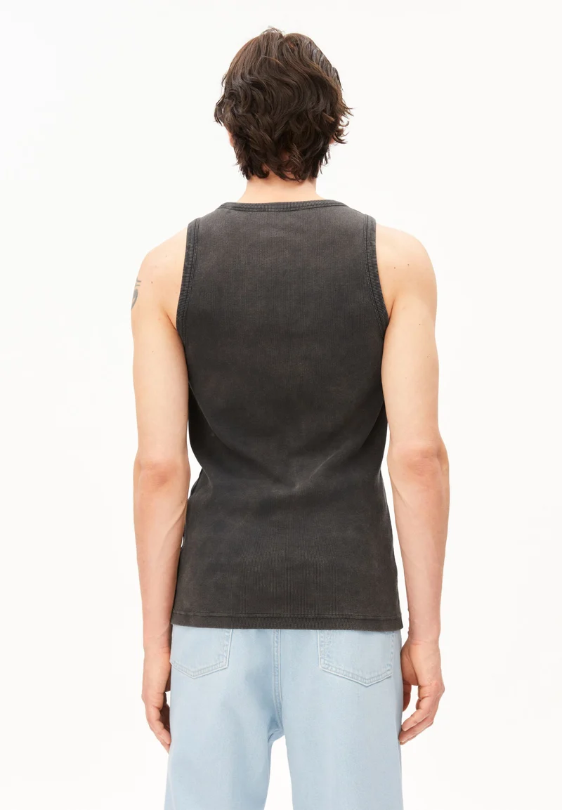 GMT DYE TANKTOP | black washed