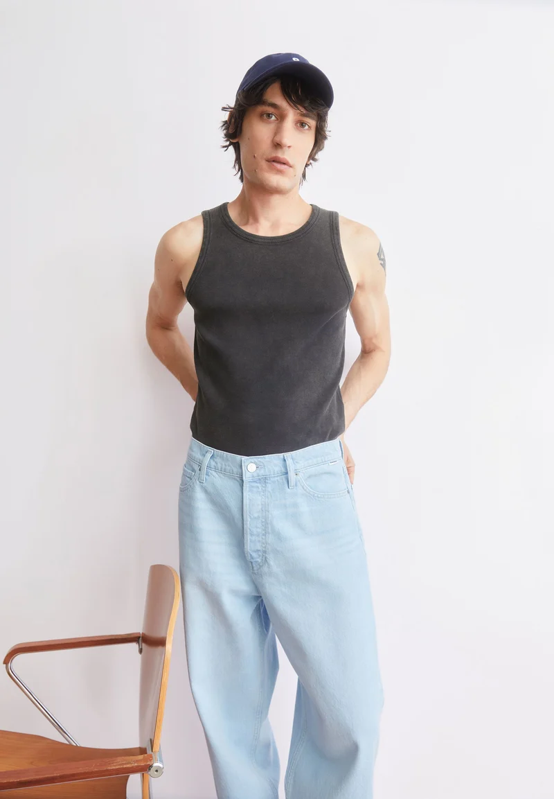 GMT DYE TANKTOP | black washed