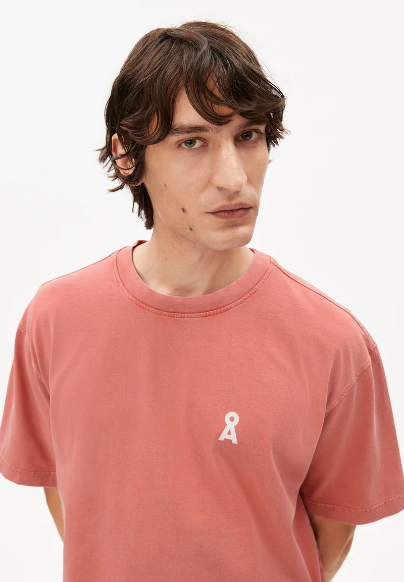 MAARKOS GMT DYE BIKE T-SHIRT | tabasco red washed