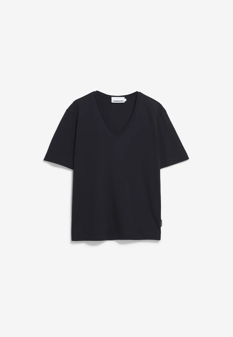 V-NECK T-SHIRT | black